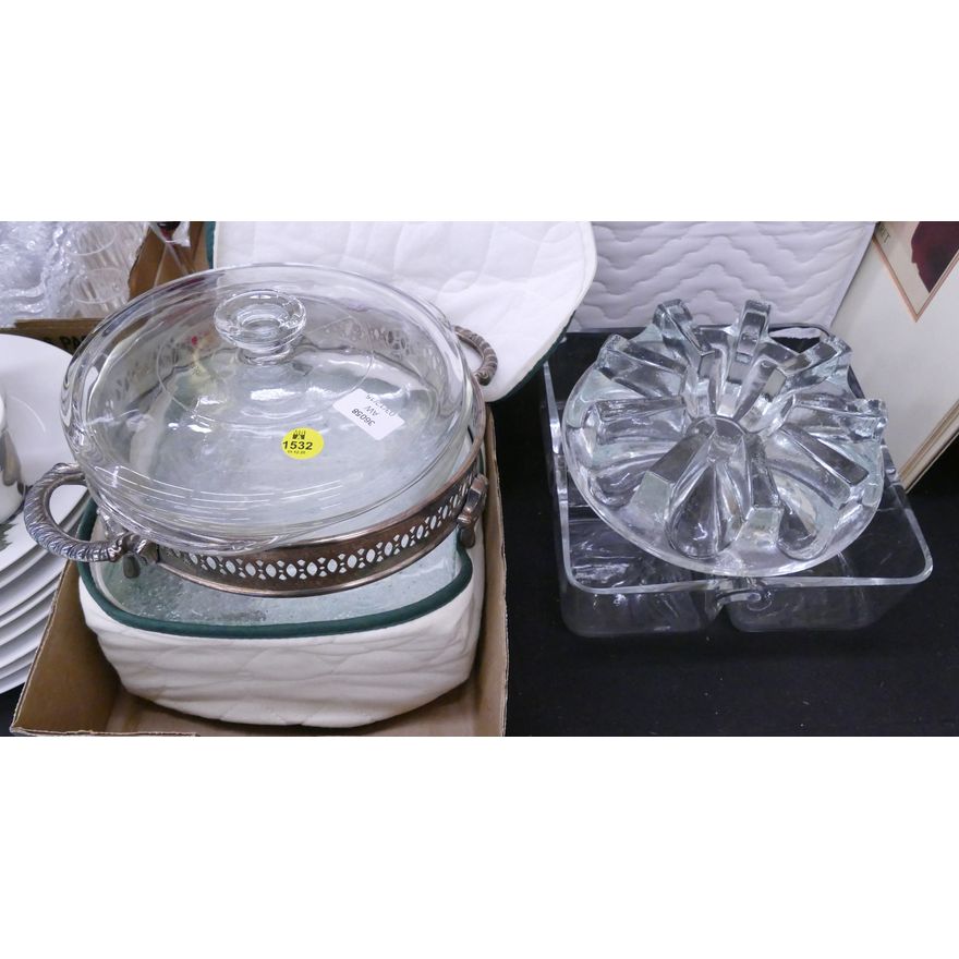 Group Glass Plates & Servers