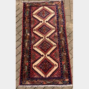 Hamedan runner with superb thick pile and mesmerizing design 170x82 - 50698/218