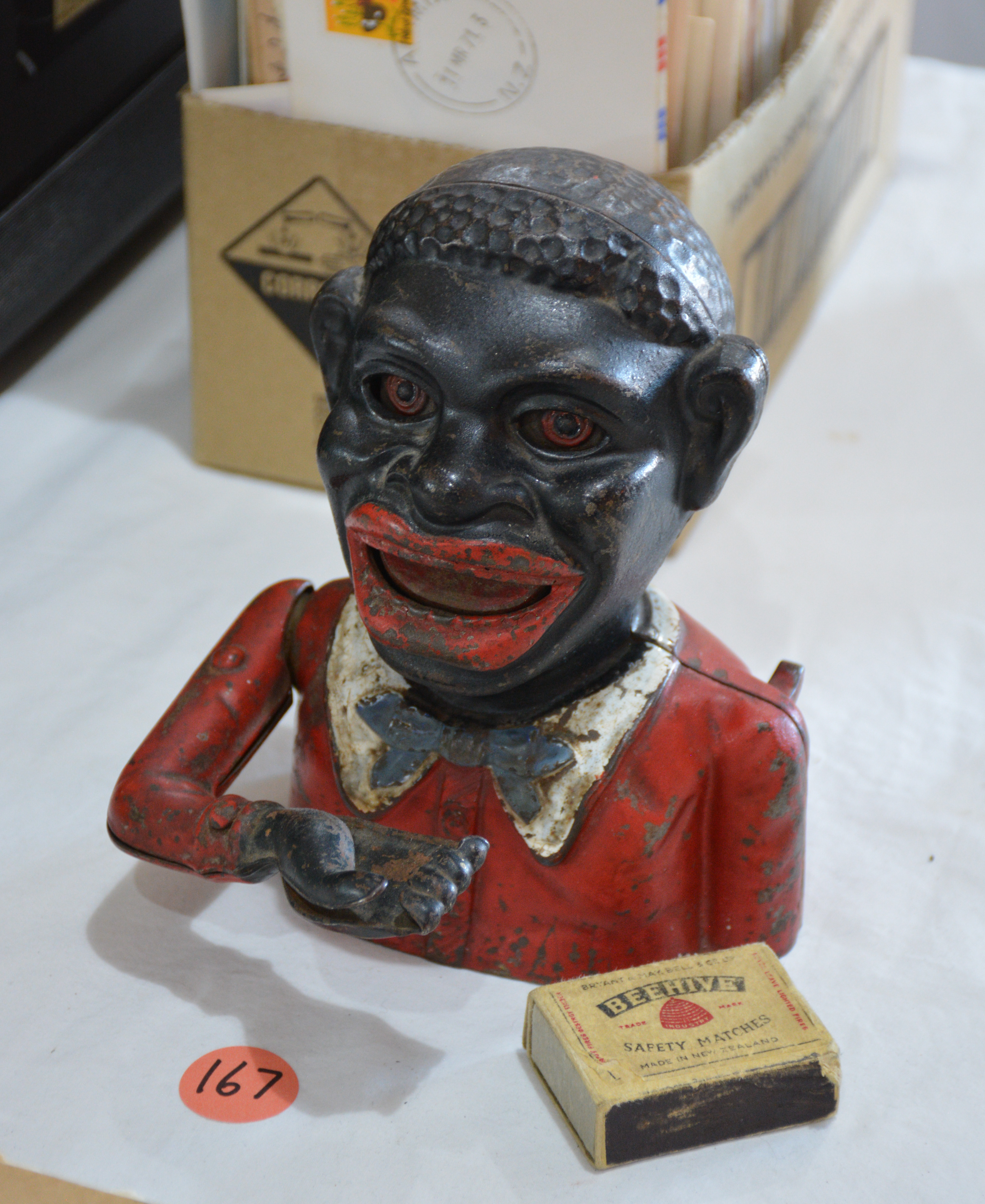 Greedy Boy Vintage Coin Bank — NZ auction result