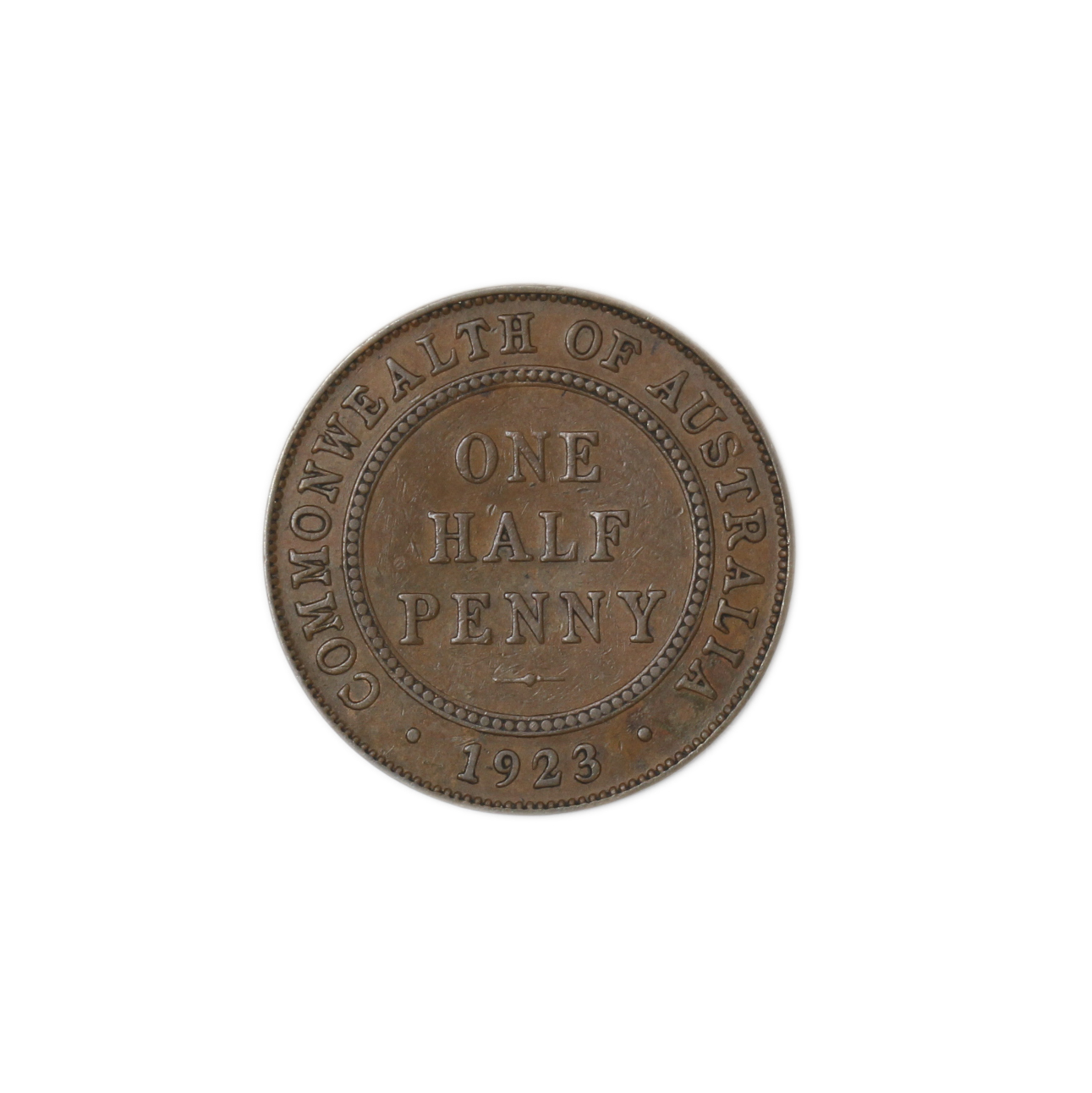 883. · George V, Half Penny, 1923, aFine