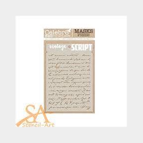 Celebr8 Mask - Vintage Script-50584/1090 B1(S7)