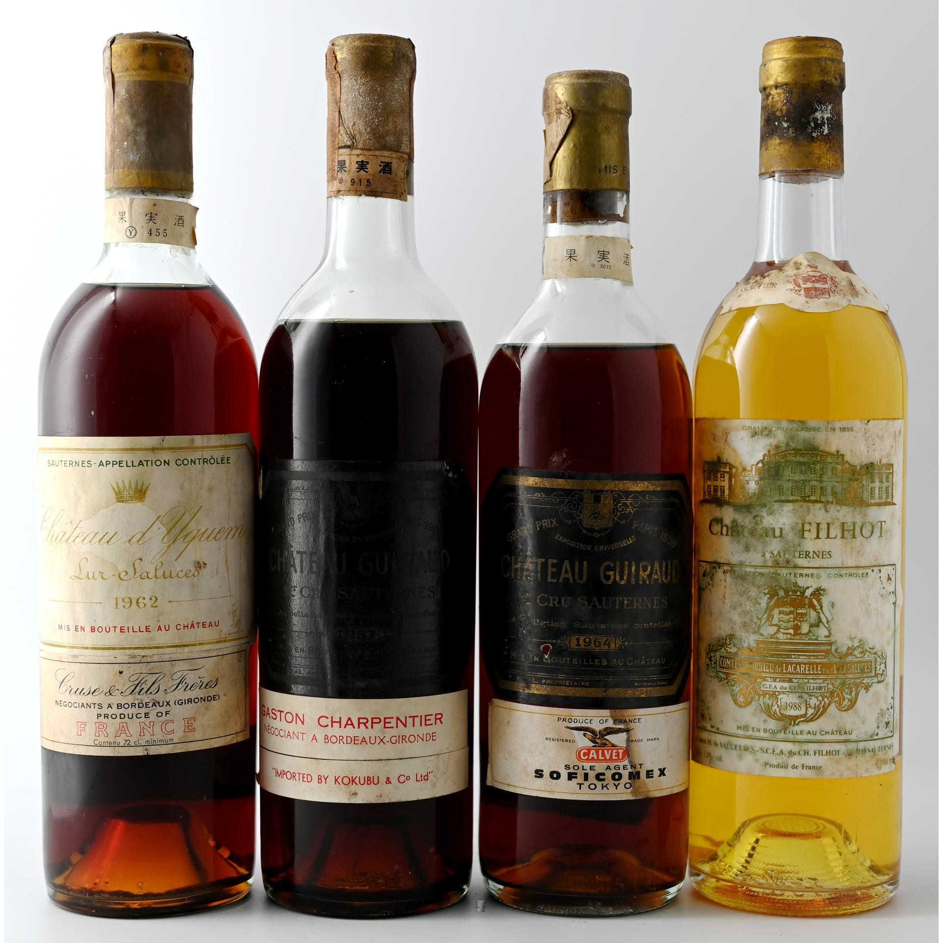 Château d'Yquem 1962, etc. | TOPLOT