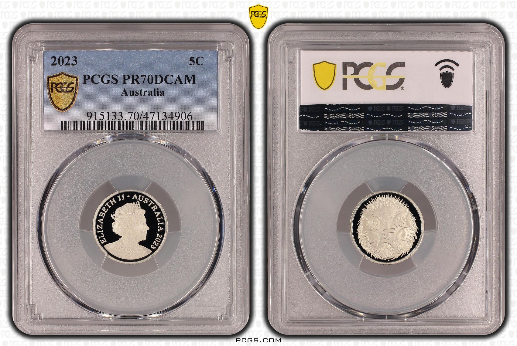 Five Cent, 2023, PCGS PR70DCAM