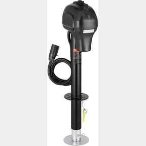 VEVOR ELECTRIC TRAILER JACK, 3500 LBS, HEAVY DUTY TRAILER SUPPORT WITH 7 PIN PLUG, MANUAL CRANK & JACK COVER, 240-815MM STROKE, FO