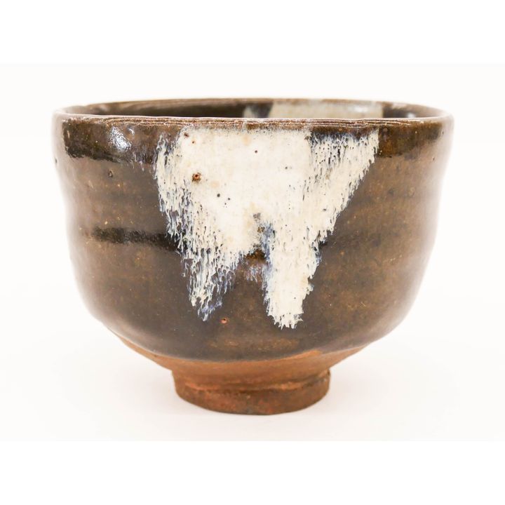 Japanese Edo Black Seto Chawan Tea Bowl 3.5''x5''