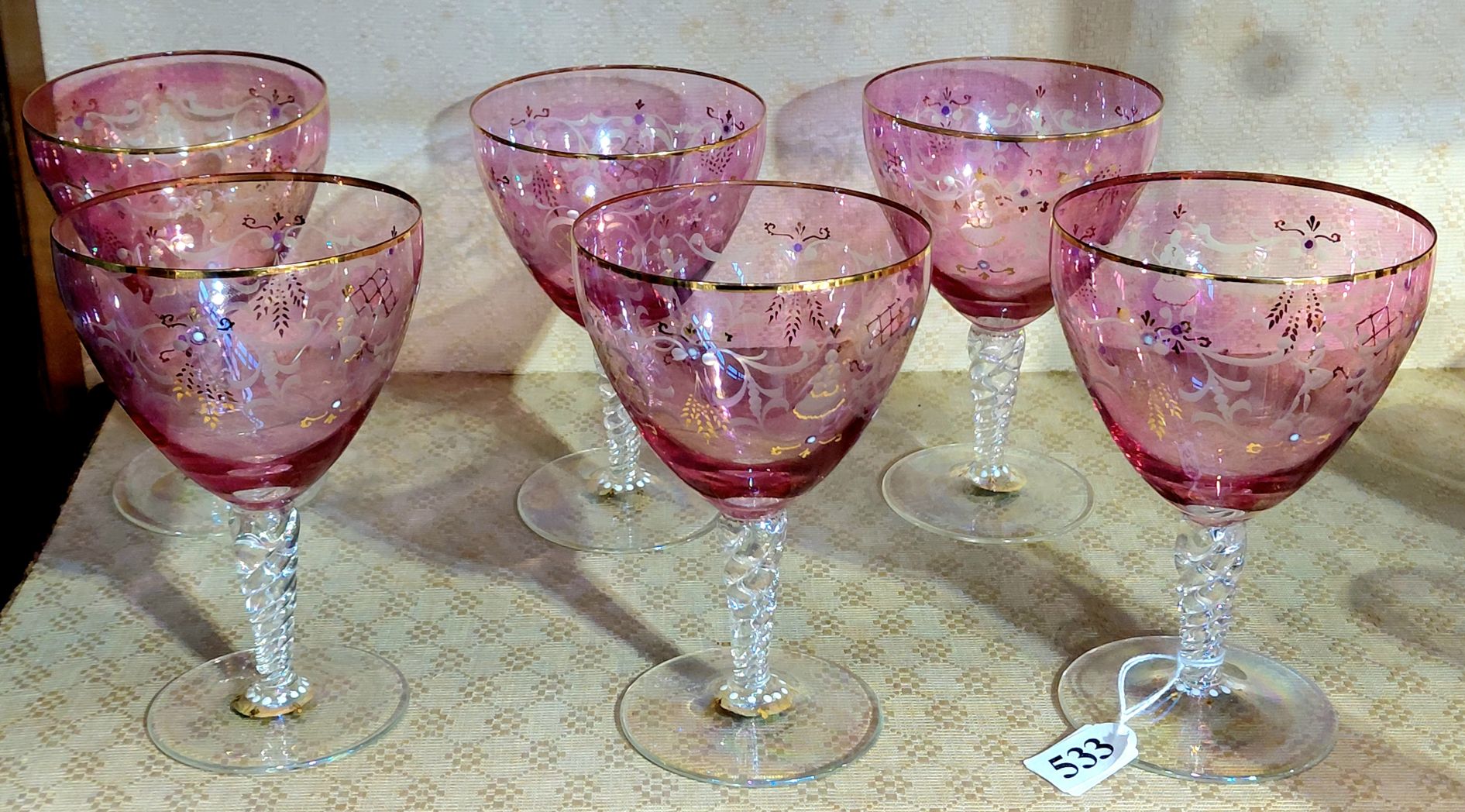 533 · VENEZIA MURANO WINE STEMS