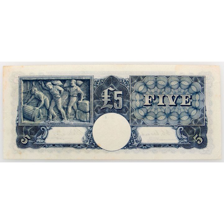 Coombs/Watt, Five Pounds, 1949, EF