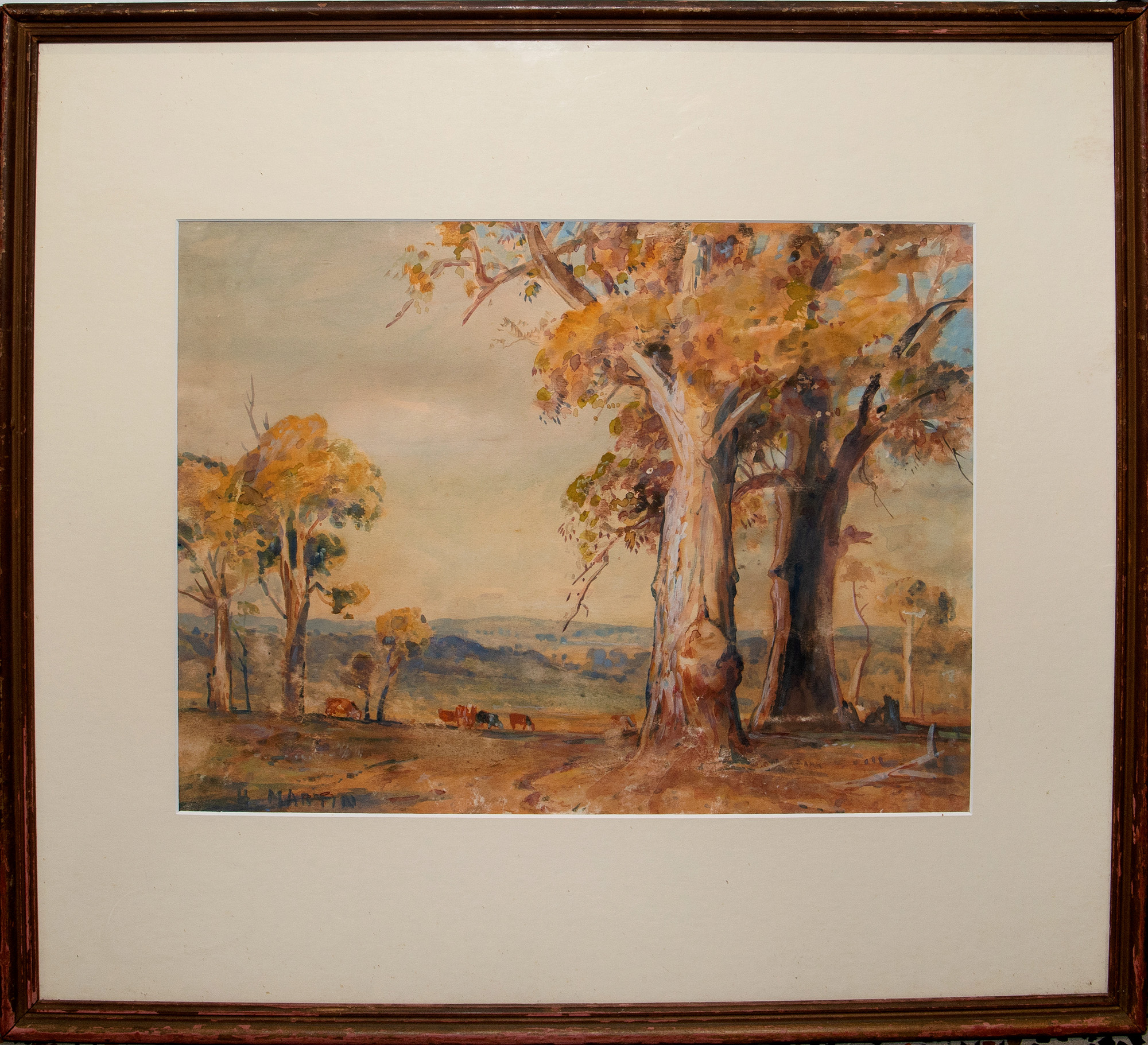 456 · Henry Martin, 'Landscape with Cows'