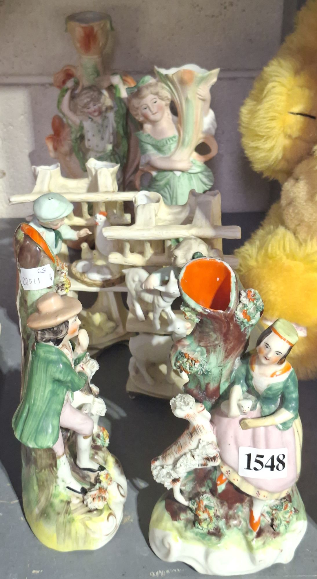 Figural Ceramic Grouping