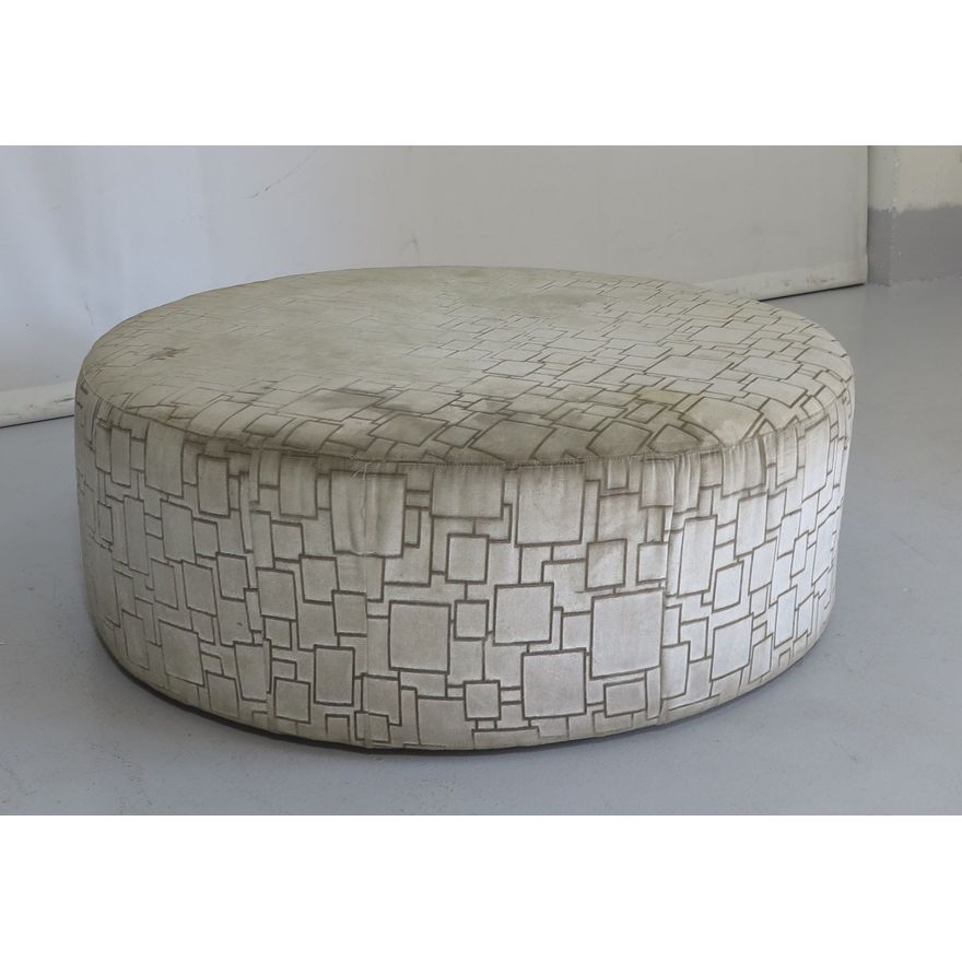 LARGE UPHOLSTERED OTTOMAN