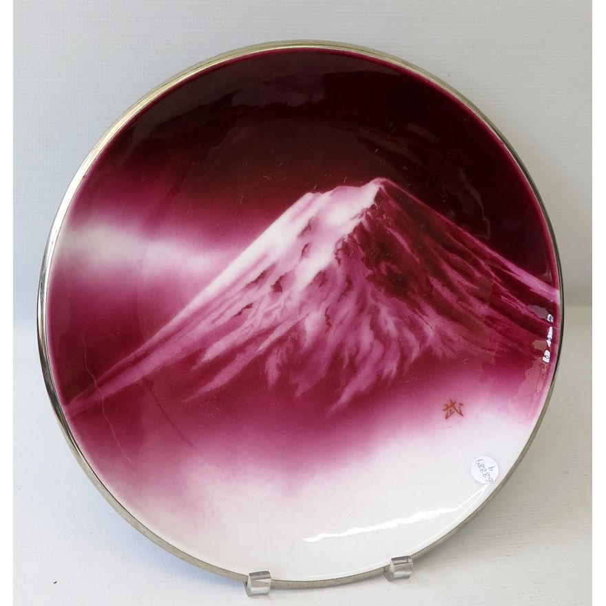 JAPANESE ENAMEL PLATE