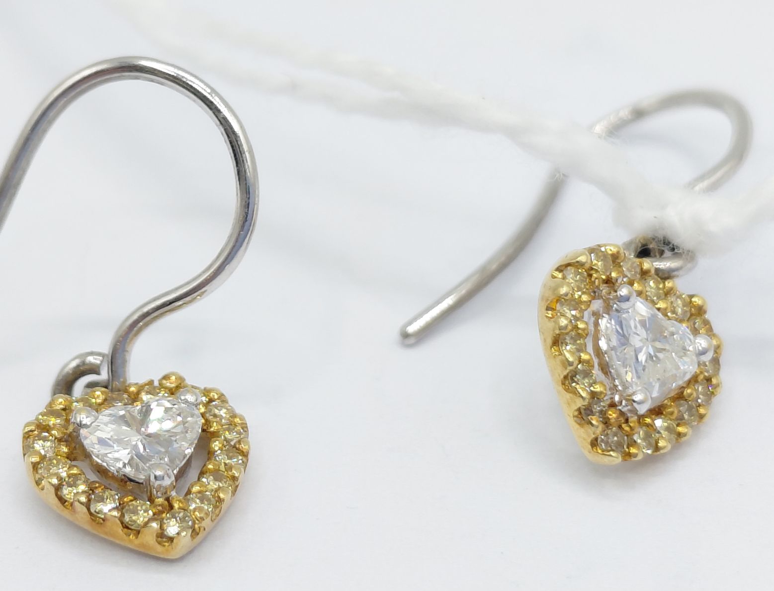 18ct Gold Diamond Earrings