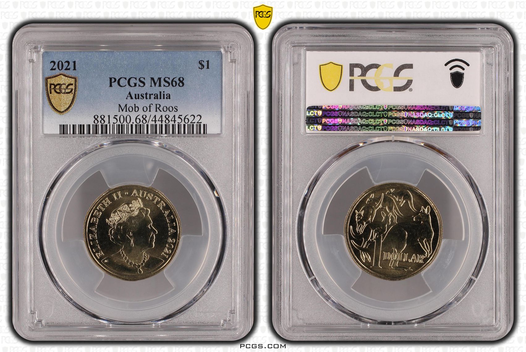 One Dollar, 2021, PCGS MS 68