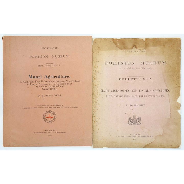 BEST, ELSDON [2 titles] - Maori Agriculture