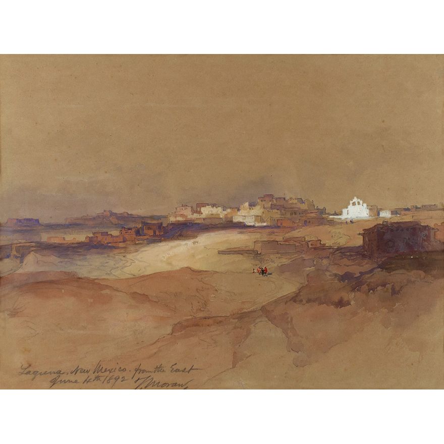 Thomas Moran (1837-1926), Laguna, New Mexico Looking from the East