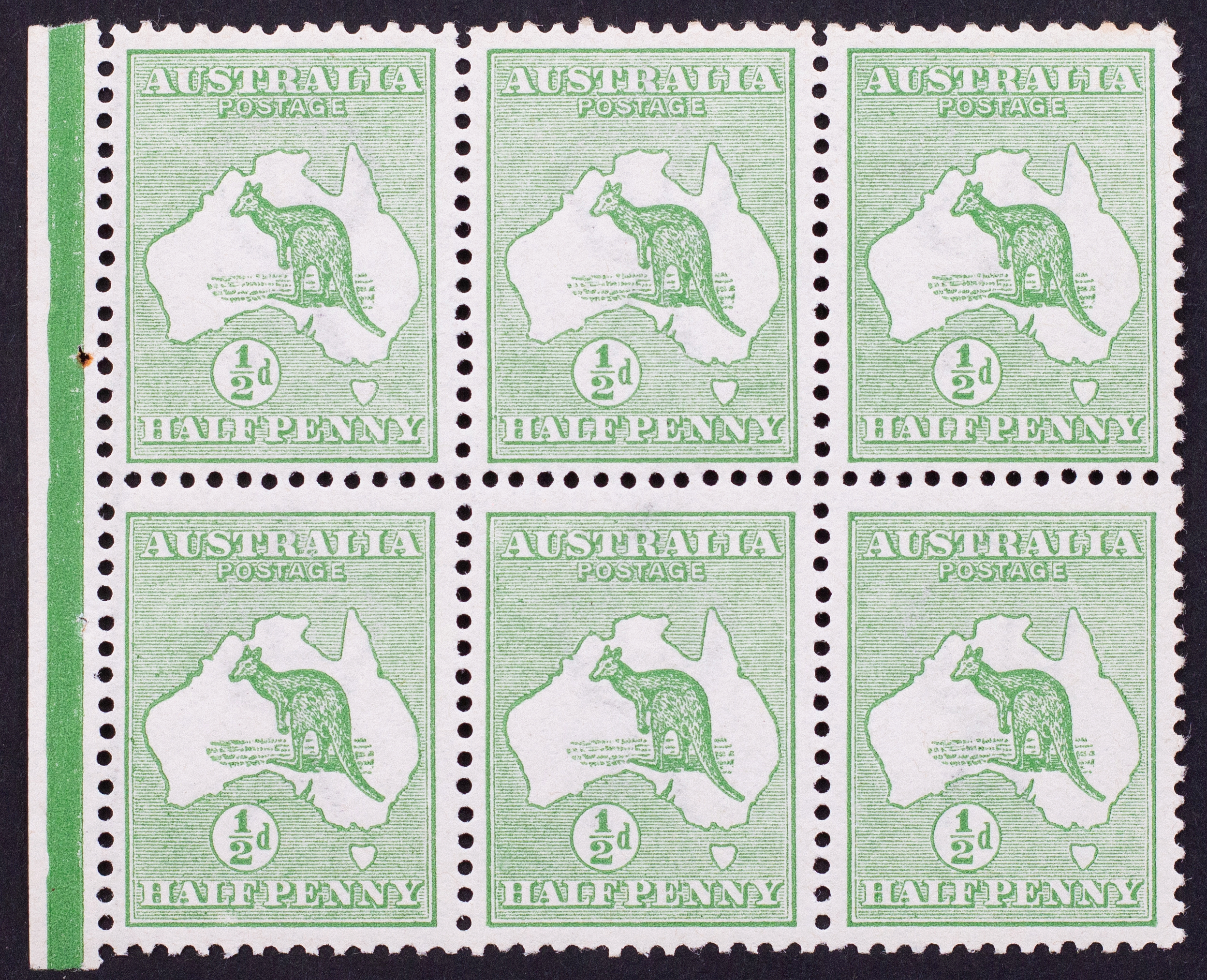 Group, First Watermark, Halfpennies, 1913, Fine