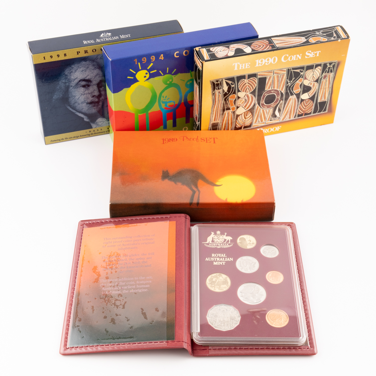 Elizabeth II, Proof Sets, 1989 - 1998, FDC