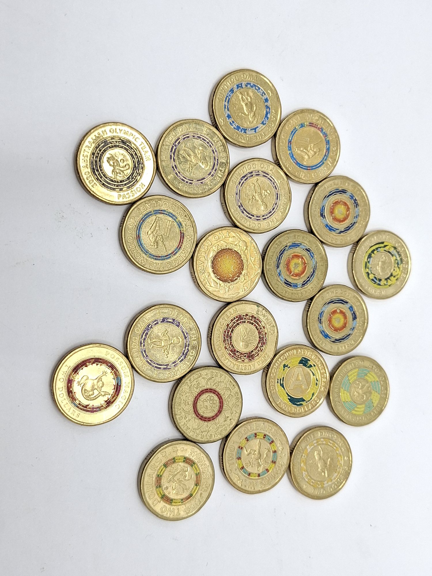Lot Of Australian $2 Coins