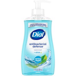 DIAL ANTIBACTERIAL LIQUID HAND SOAP, SPRING WATER, 11 FL OZ