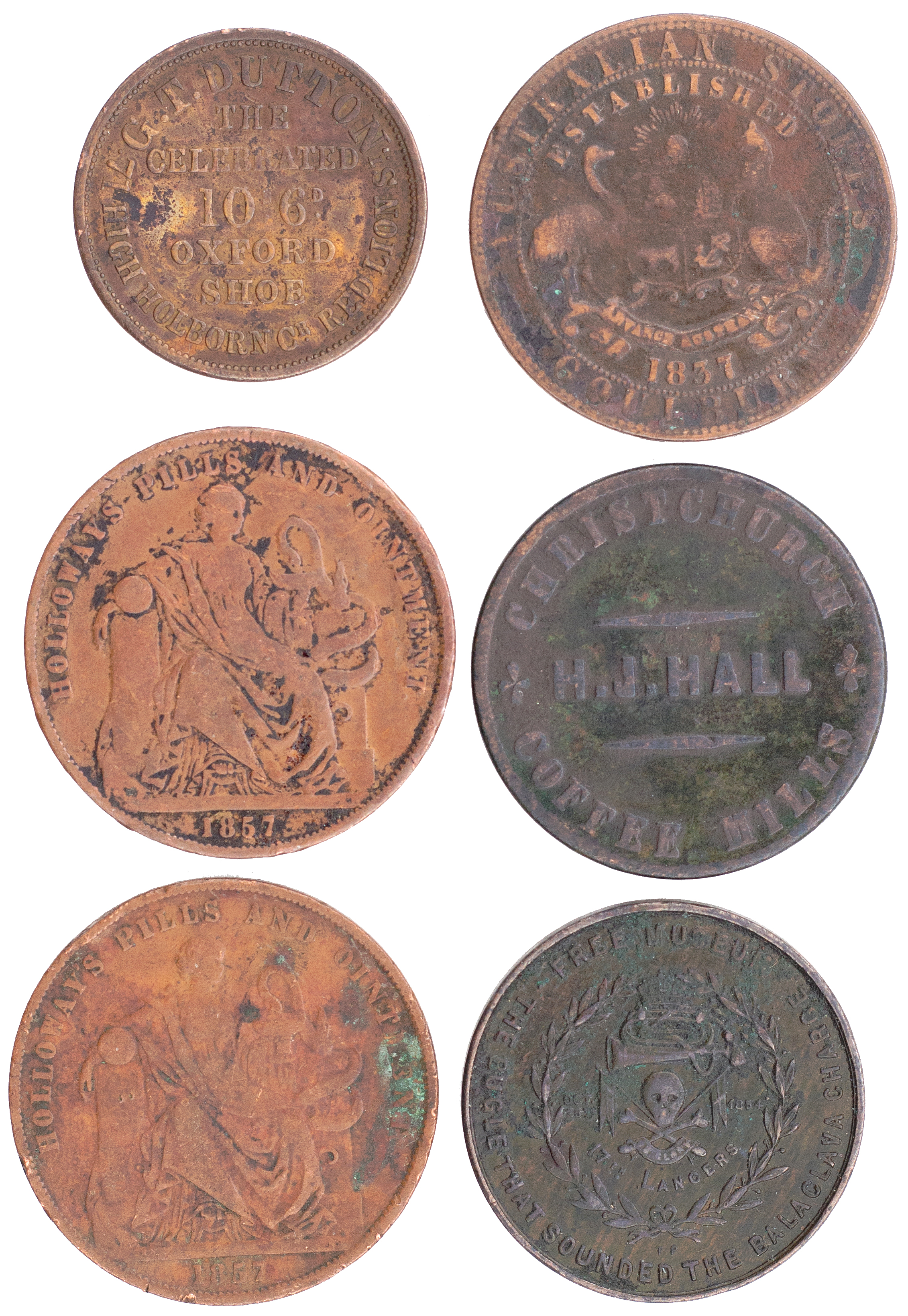 Goulburn, NSW, Davies Alexander & Co, Penny, ND, VG