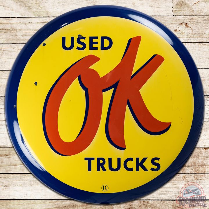 5' Chevrolet OK Used Trucks DSP Bubble Sign - 8.75 & 8.5