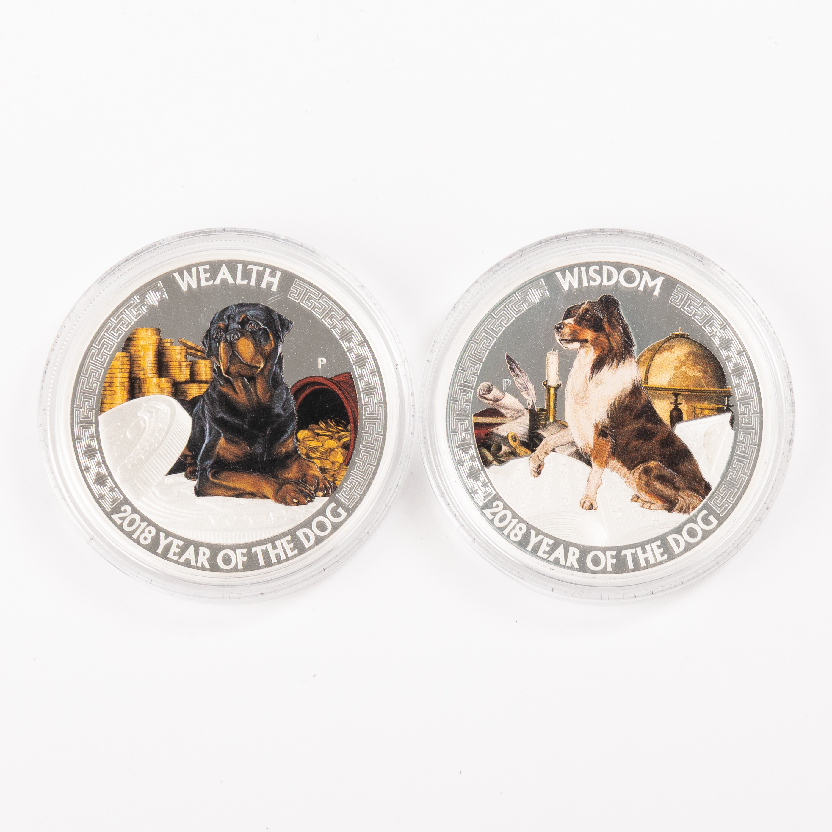Tuvalu, Year of the Dog, One Dollar, 2018, UNC