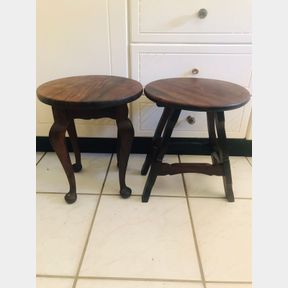 Two lovely Antique Imbuia Coffee Tables