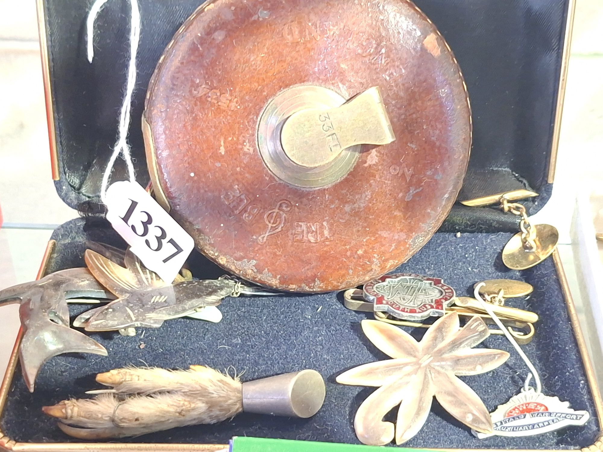 Shell Fish Brooches And Cufflinks