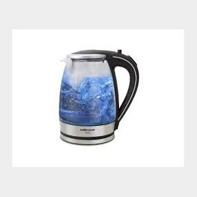 Mellerware Kettle 360 Degree Cordless Glass Silver 1.8L 2200W ''Azure''