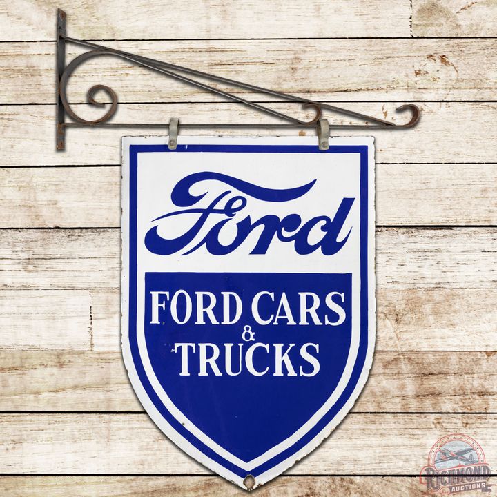 Ford Cars & Trucks DSP Shield Sign & Hanger - 8.5 & 8.25