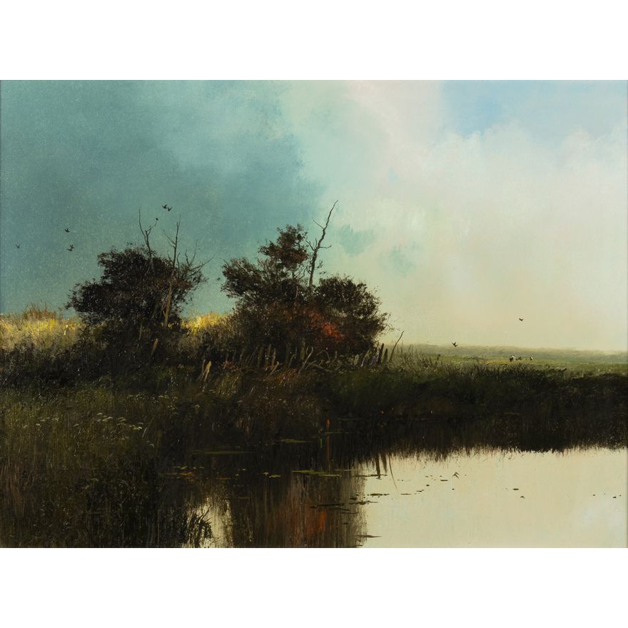 Michael Coleman (1946- ): An Old Fence (Touch of Autumn), 1975