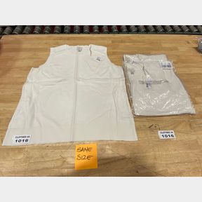 3 PCS WOMEN'S CREWNECK PULLOVER SWEATER VEST - A NEW DAY CREAM SIZE XLG
