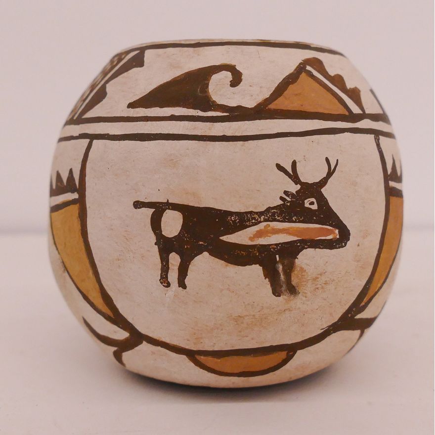 Sadiet Zia SW Native Pottery Pot- 3''