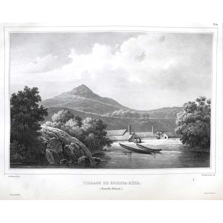 SAINSON, LOUIS AUGUSTE [2 images] - Village de Korora-Reka