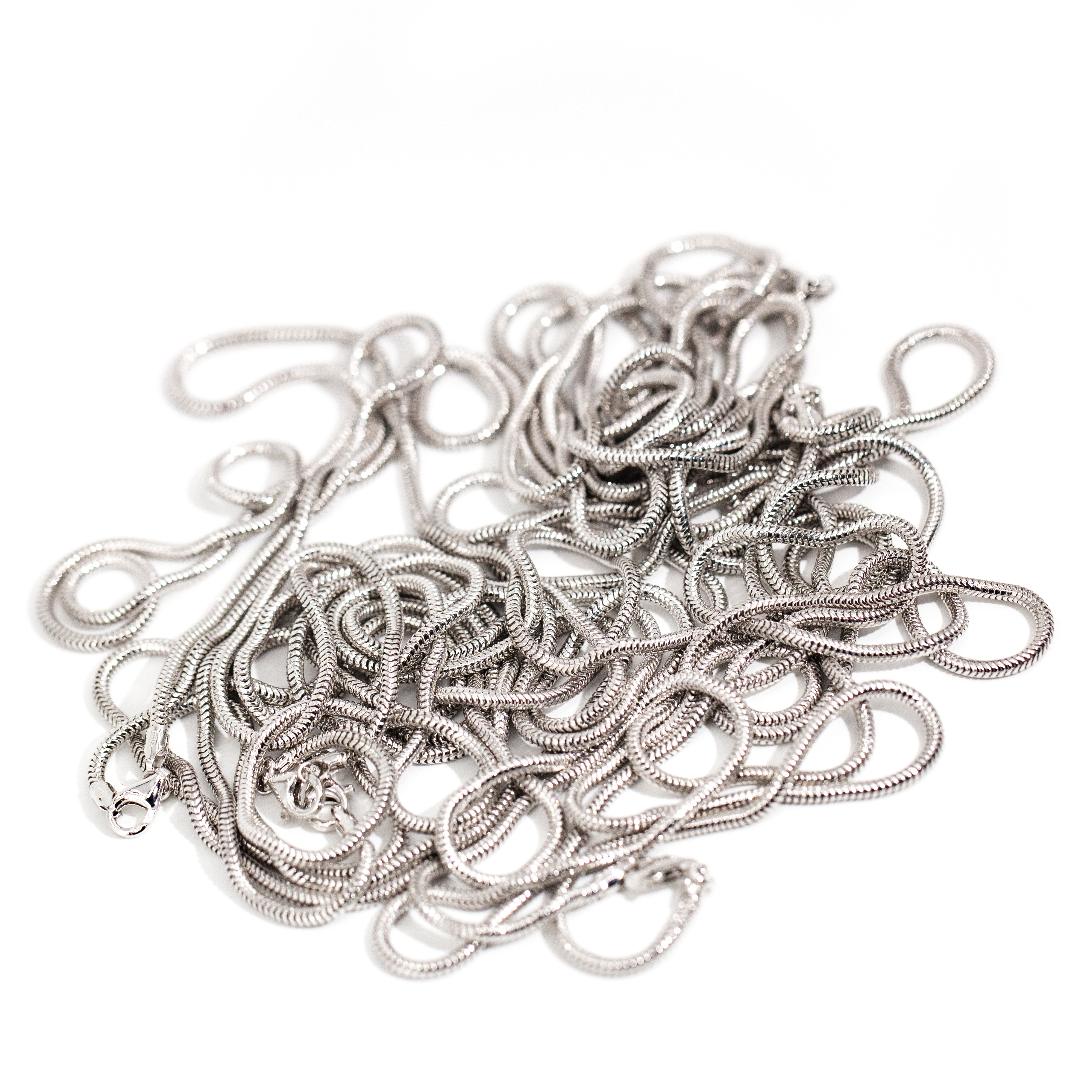 302 · Mix Lot of Silver Chains