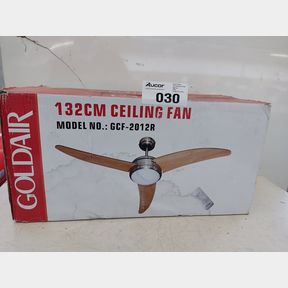 GOLDAIR - 3-BLADE CEILING FAN 132CM - WITH REMOTE