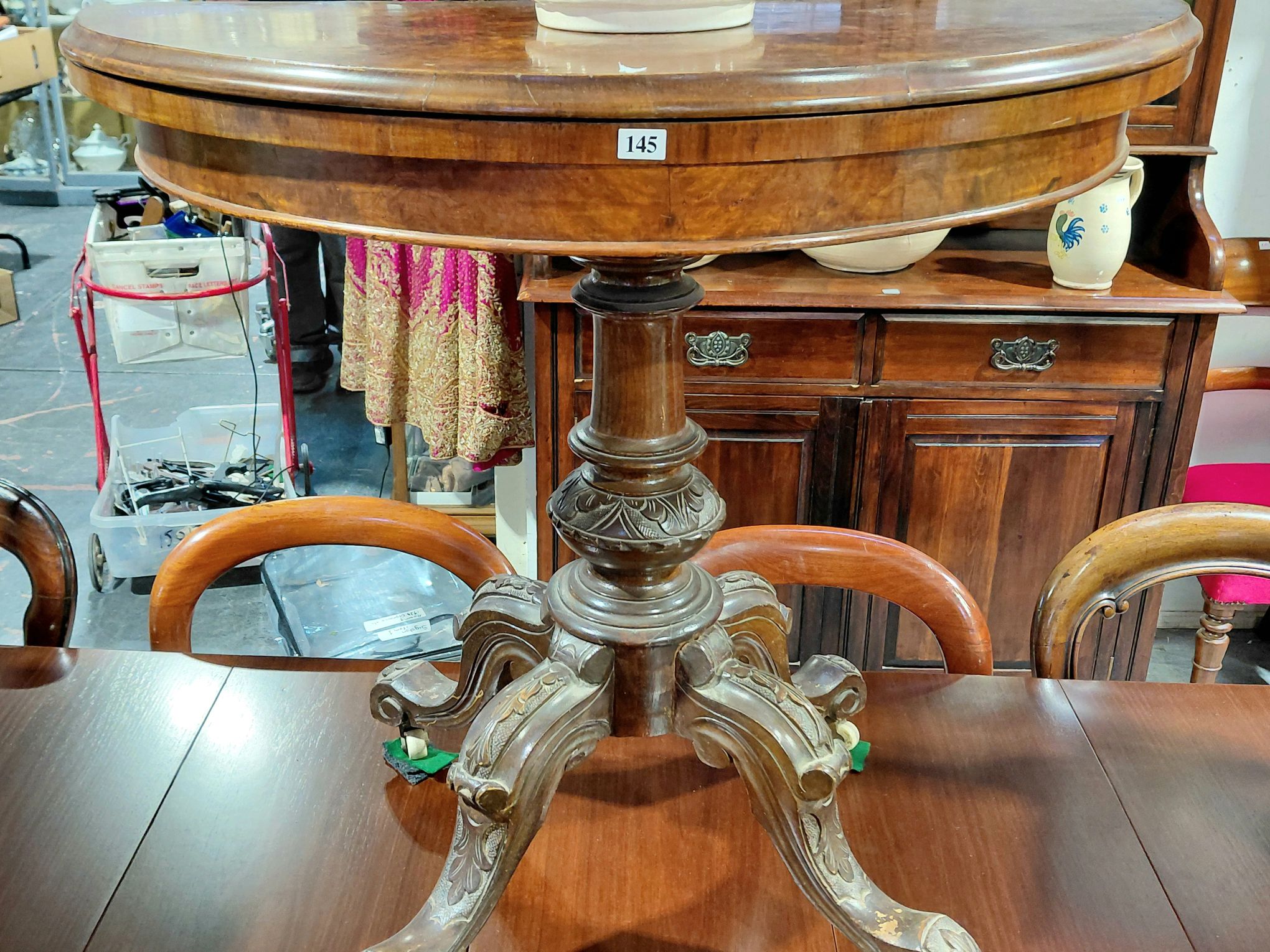 145 · VICTORIAN CARD TABLE