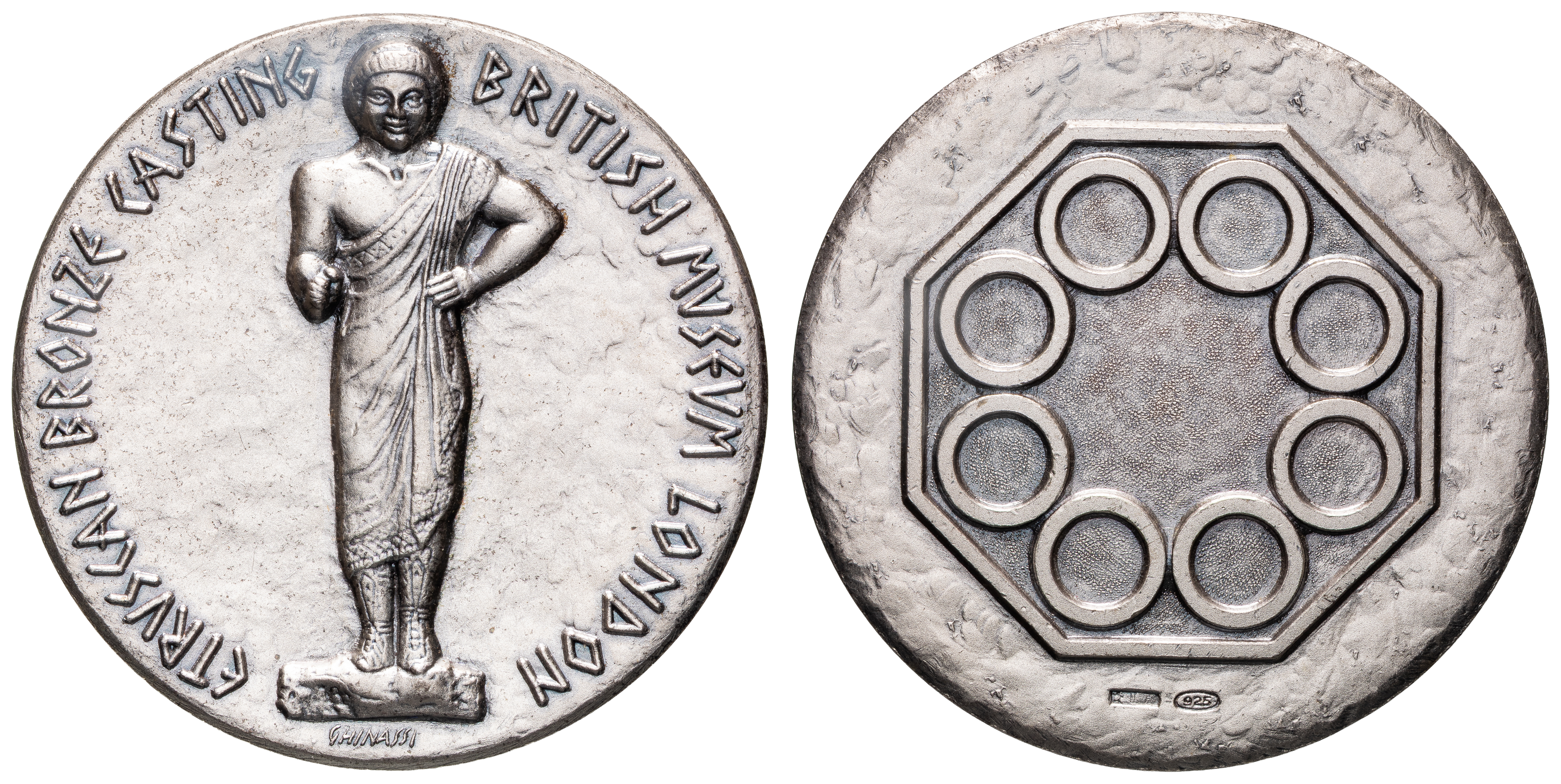 Great Britain, British Museum - Silver Etruscan Bronze Casting, C.2000S, UNC