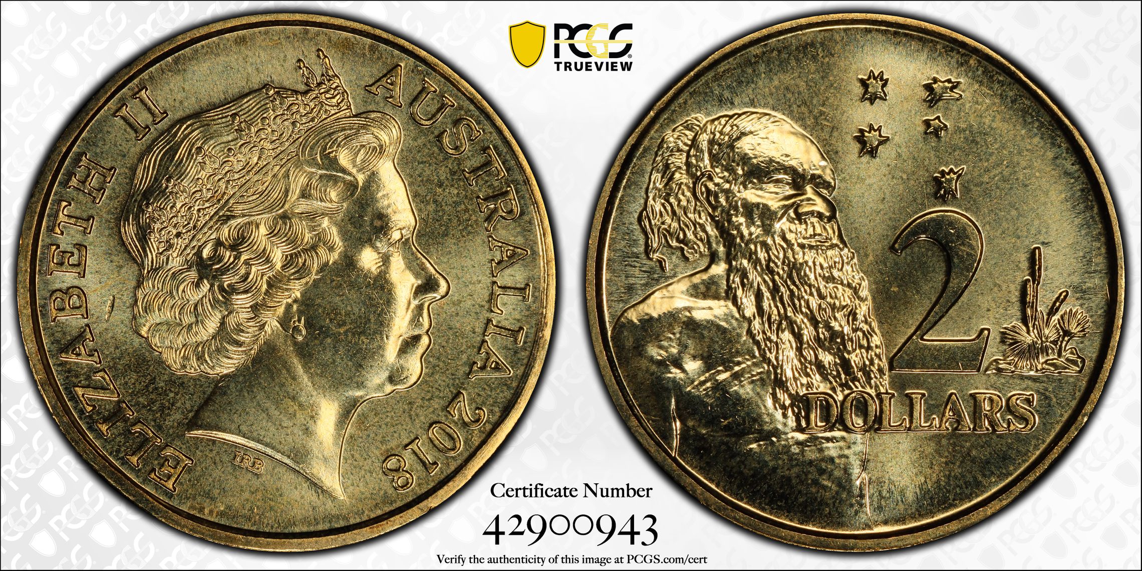 4th Portrait, Two Dollar, 2018, PCGS MS68