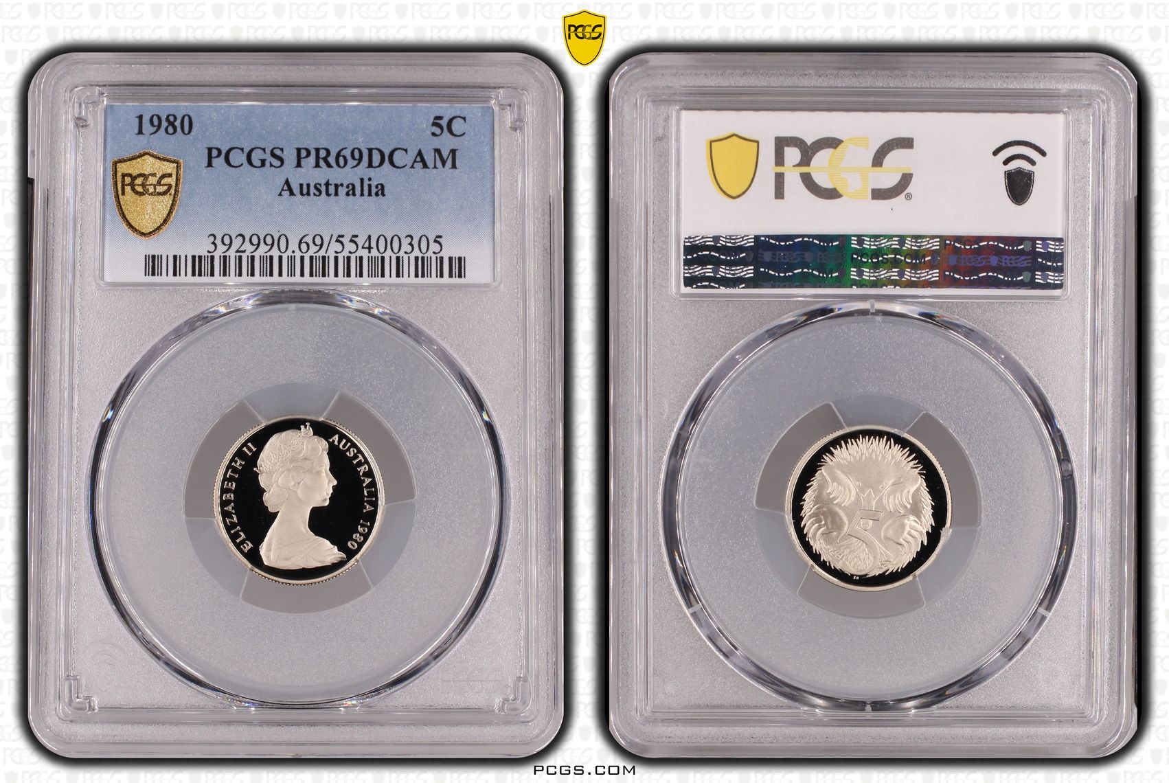 Five Cent, 1980, PCGS PR69DCAM