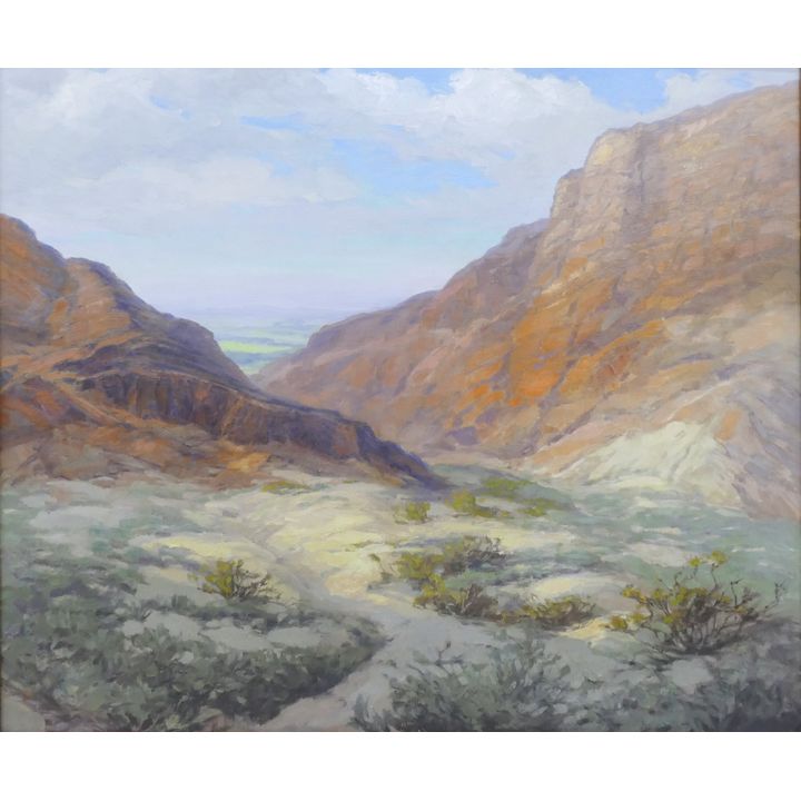 Peter Winthrop Sheffers ''Silent Majesty'' (Canyon) Oil