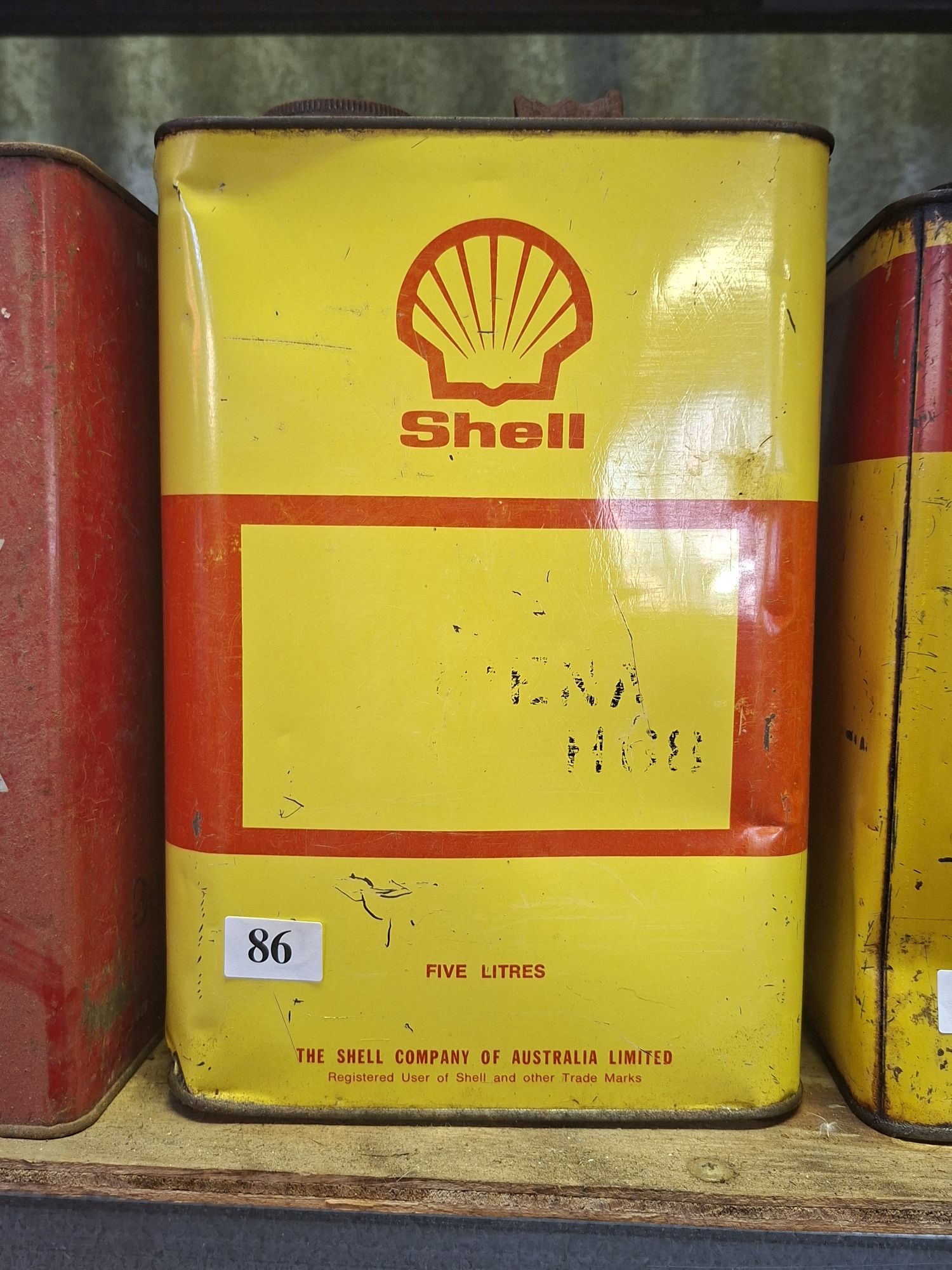 Shell Oil Can