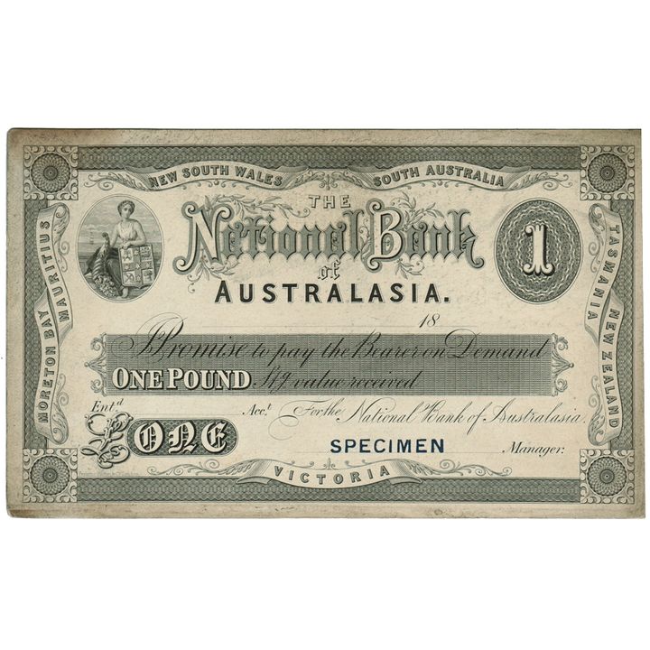 18--  National Bank  1 Specimen
