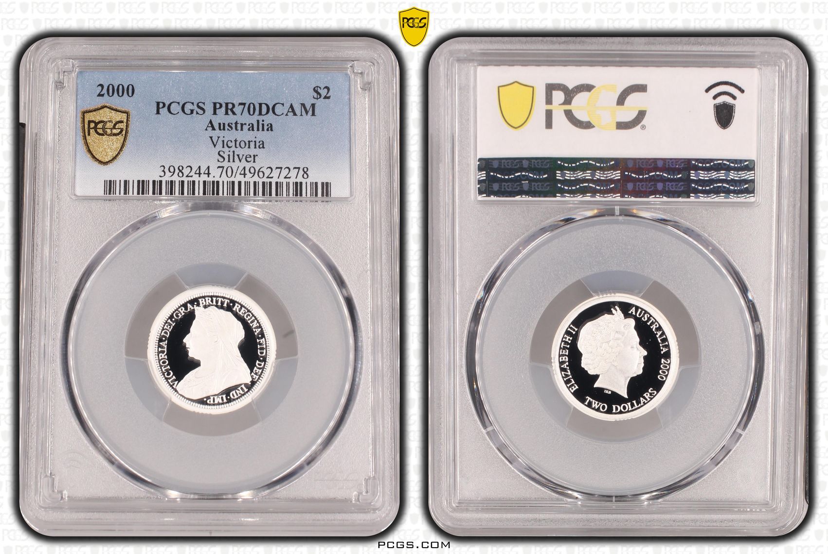 Victoria, Two Dollar, 2000, PCGS PR70DCAM