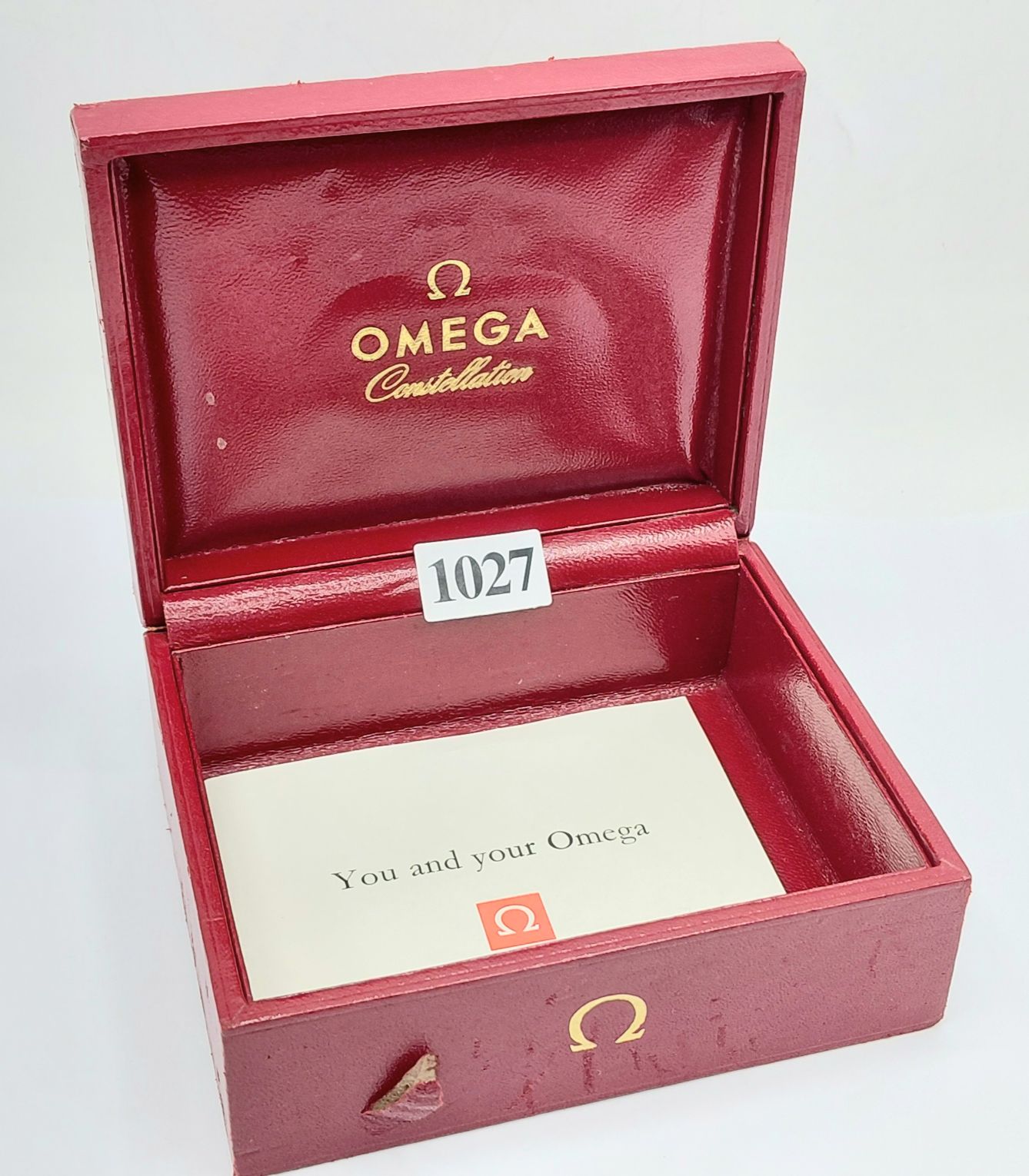 OMEGA CONSTELLATION WATCH BOX