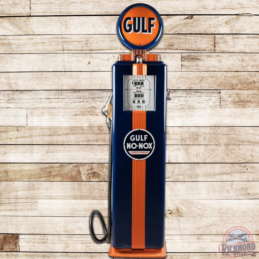 Erie 70 Gas Pump Restored Gulf