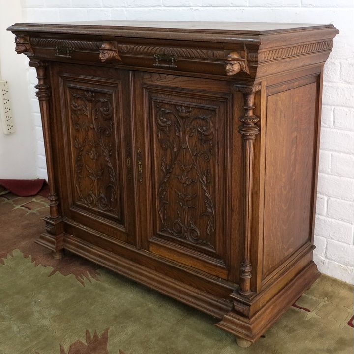 BELGIAN OAK SIDE CABINET