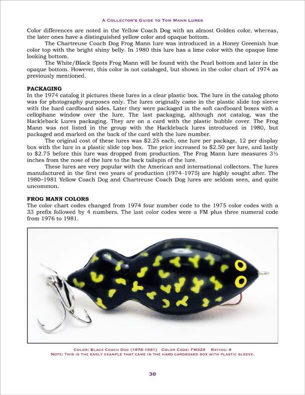 Tom Mann American Classic fishing lure (lot#20405)