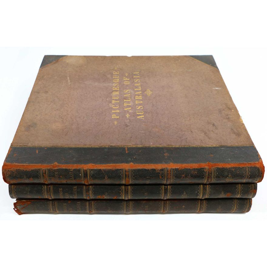 GARRAN, ANDREW   [3 volumes] - Picturesque Atlas of Australasia