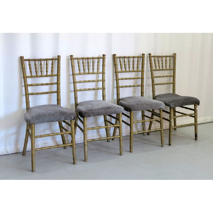 SET OF 4 TIFFANY DINING CHAIRS